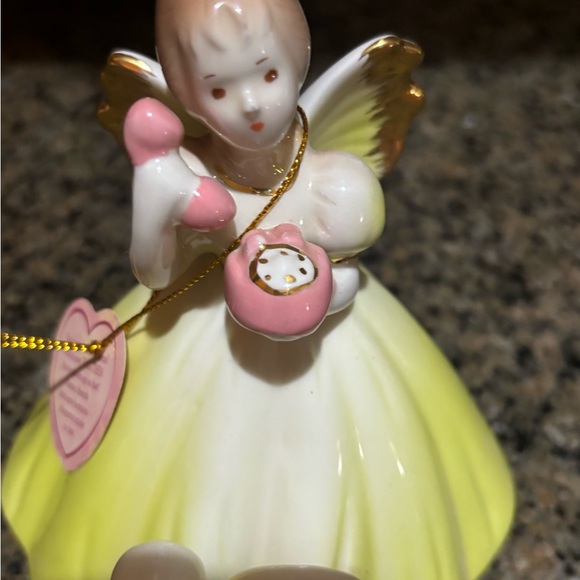 Josef Originals Porcelain Angel Figurine with Yellow Dress - Picture 2 of 8